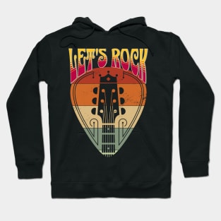 Let’s Rock – Guitar Pick and Neck Hoodie